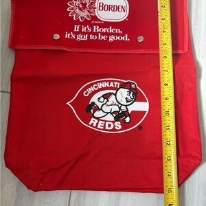 Vintage Cincinnati red backpack